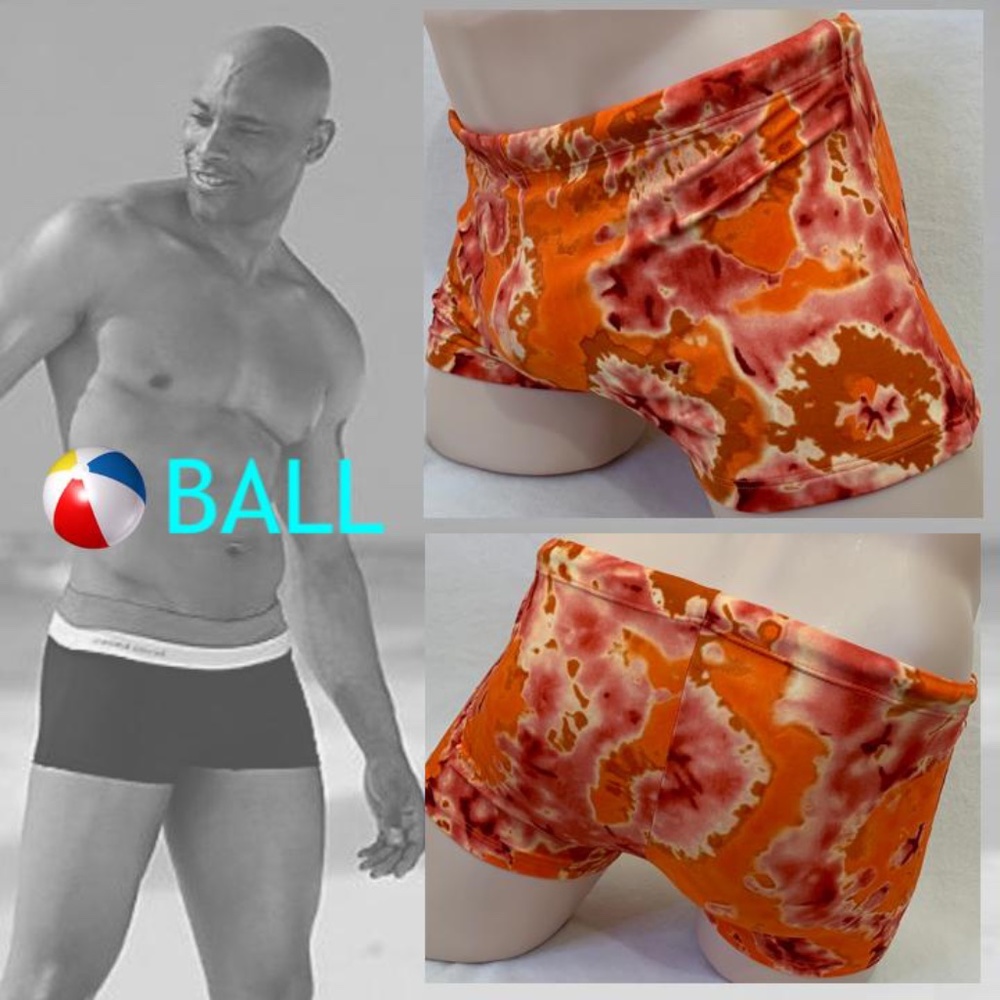 Ball Square Cut Swim Briefs 30-34 RARE style